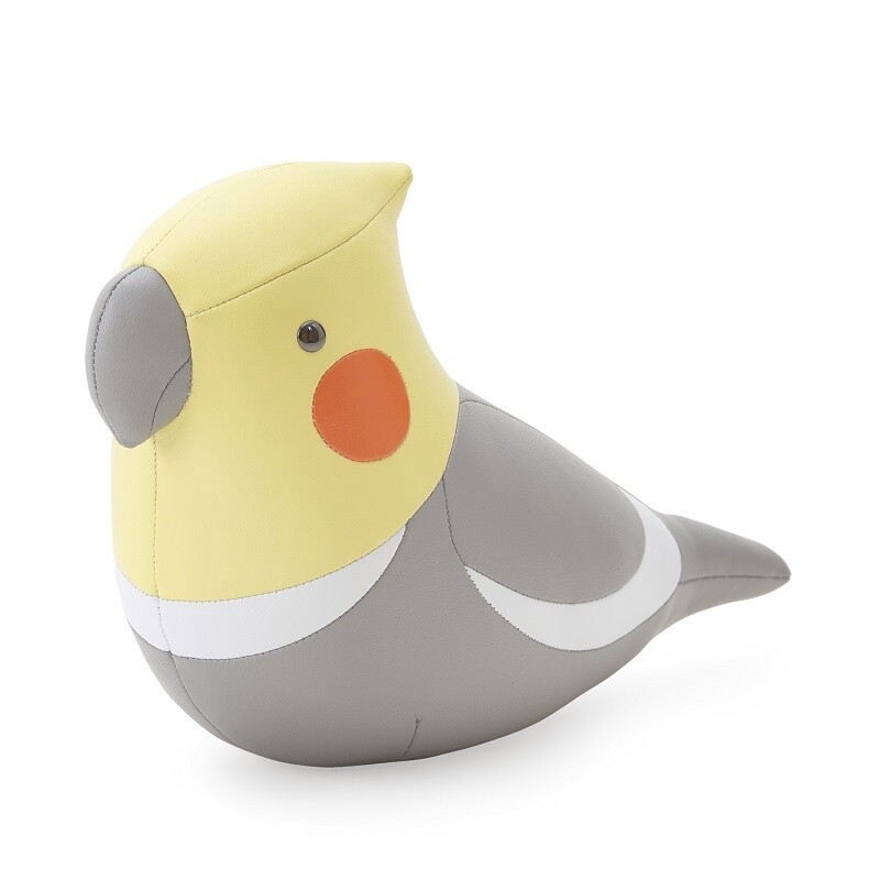 bookend cockatiel - grey