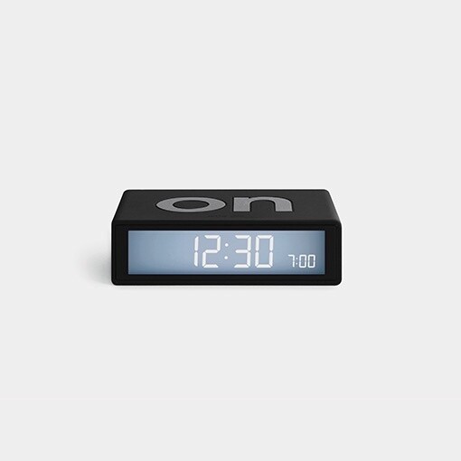 FLIP+ TRAVEL CLOCK  -BLACK