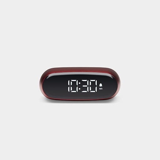 MINUT clock - Dark red