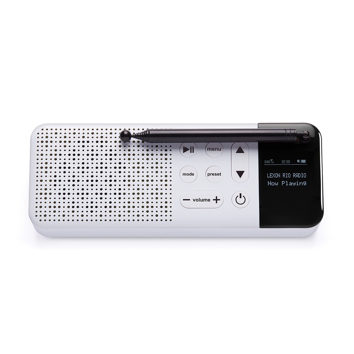 RIO DAB+  FM &amp; bluetooth portable radio white
