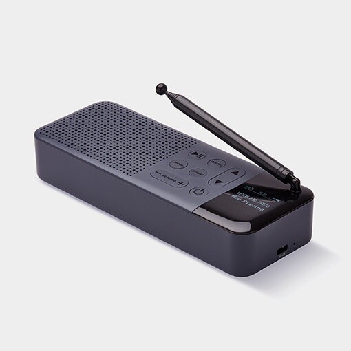 RIO DAB+  FM &amp; bluetooth portable radio Dark grey
