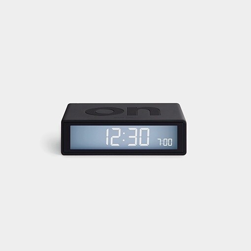 FLIP+ Travel clock - Dark grey