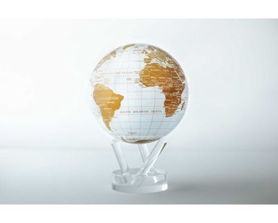 White and Gold - 6 inch
