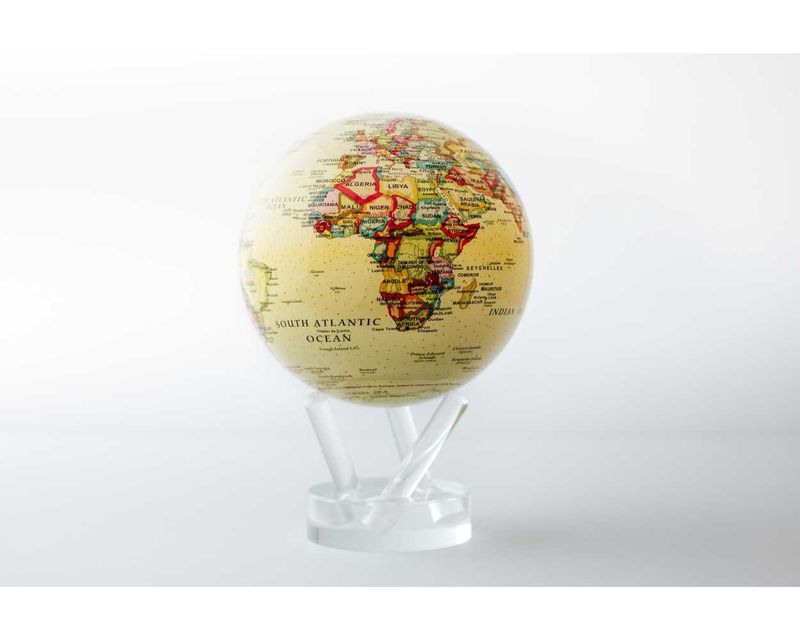 Political map Yellow - 6 inch