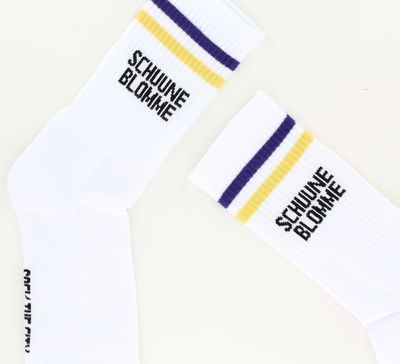 Gentse sokken Summer edition - Schuune blomme