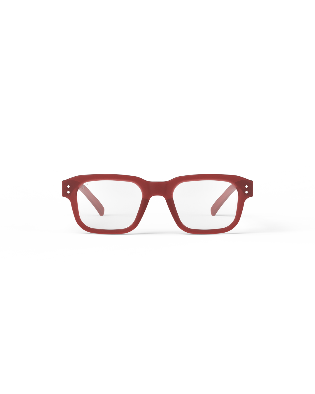 IZIPIZI leesbril Quote model, kleur: Carmine Red, sterkte: +1