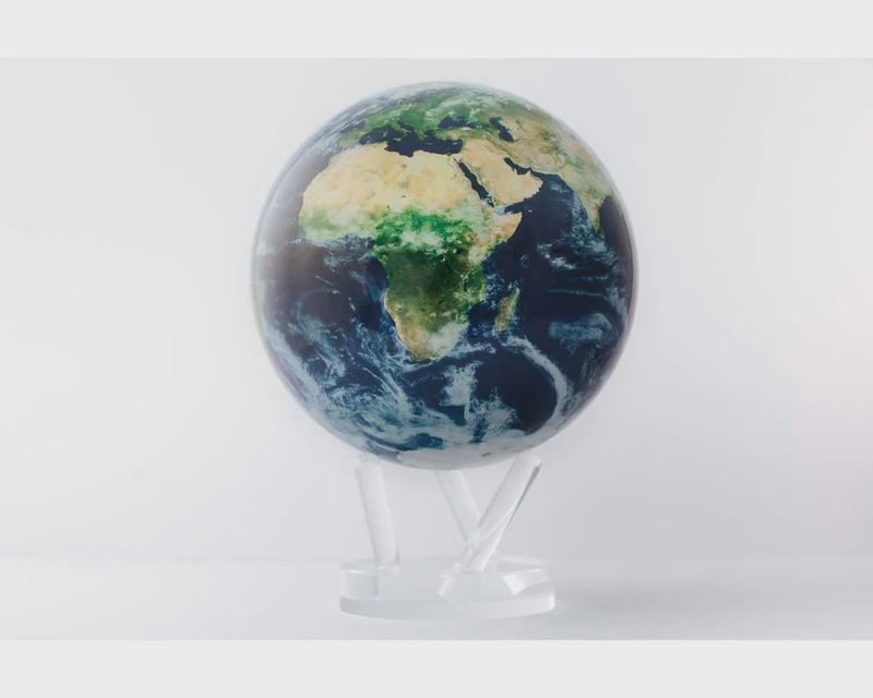 Earth with Clouds - 6 inch