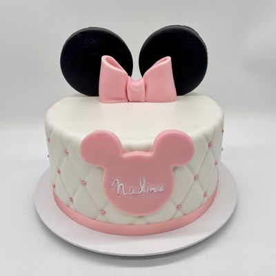 Fondant Torte Minnie Maus Fondant Torte Minnie Maus