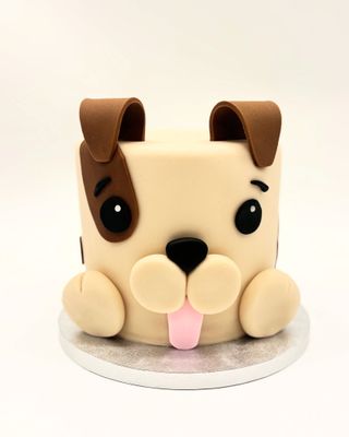 Fondant Torte Hund