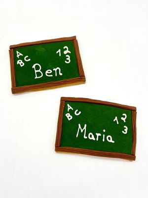 Keks Schultafel - personalisiert Keks Schultafel - personalisiert