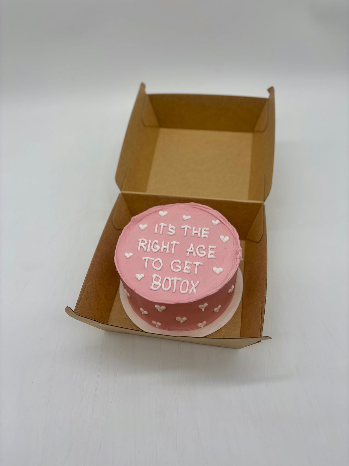 Tiny Cake &quot;ITS THE RIGHT AGE TO GET BOTOX&quot;