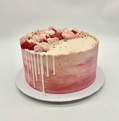 Torte Farbverlauf mit Drip