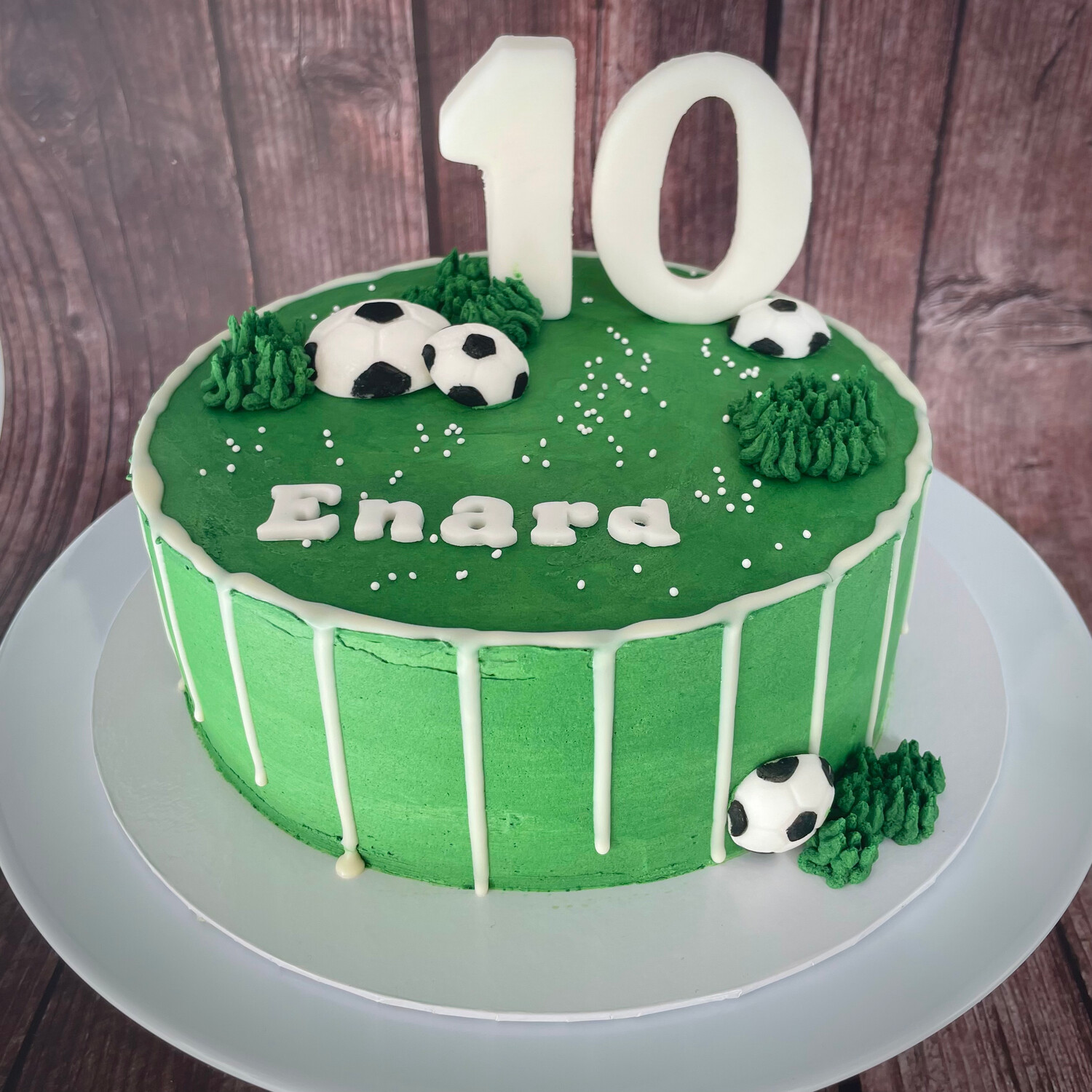 Naked Cake Fußball