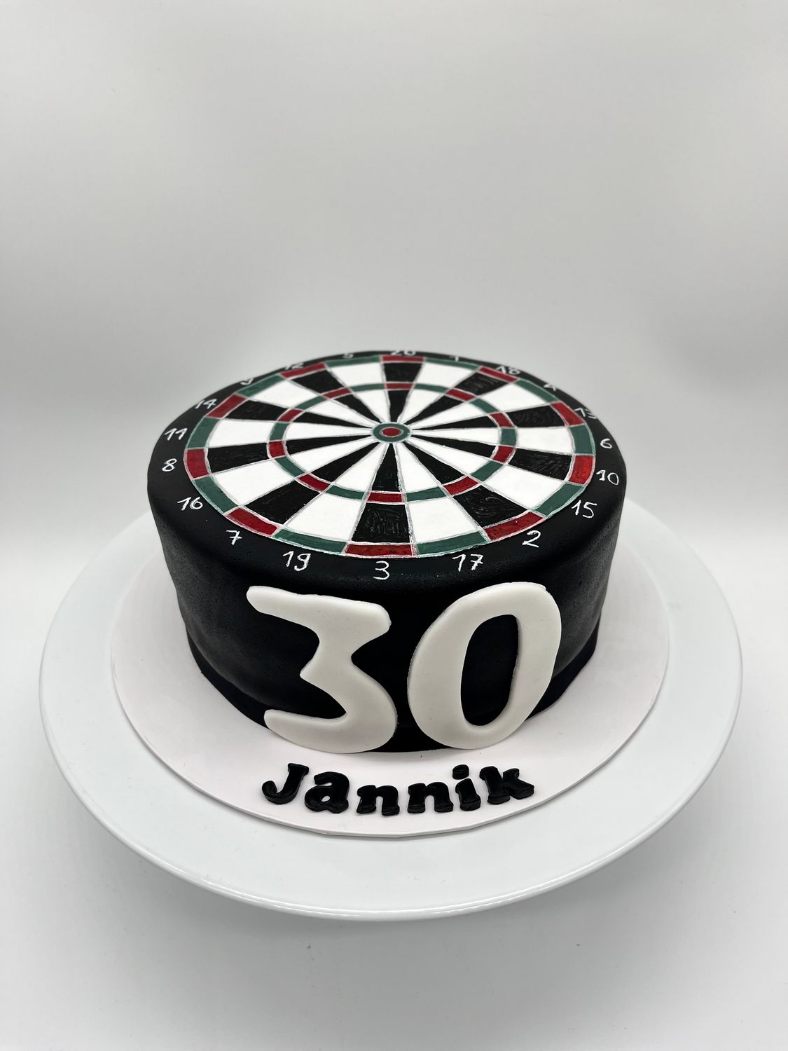 Fondant Torte Dartscheibe