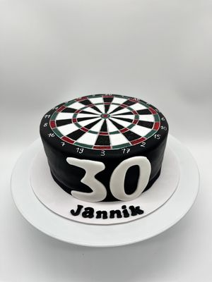 Fondant Torte Dartscheibe