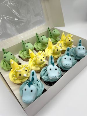 Cupcakes Dinosaurier 12er Set