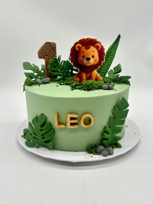 Torte Löwe mit essbarem Druck