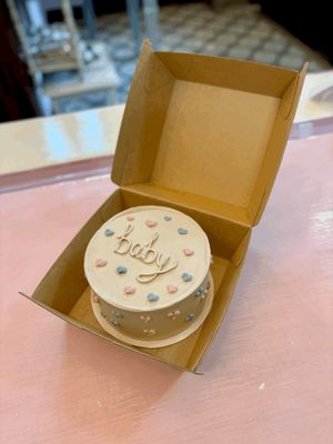 Tiny Cake Gender Reveal