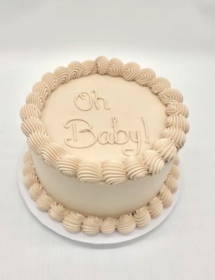 Gender Reveal Cake Vintage
