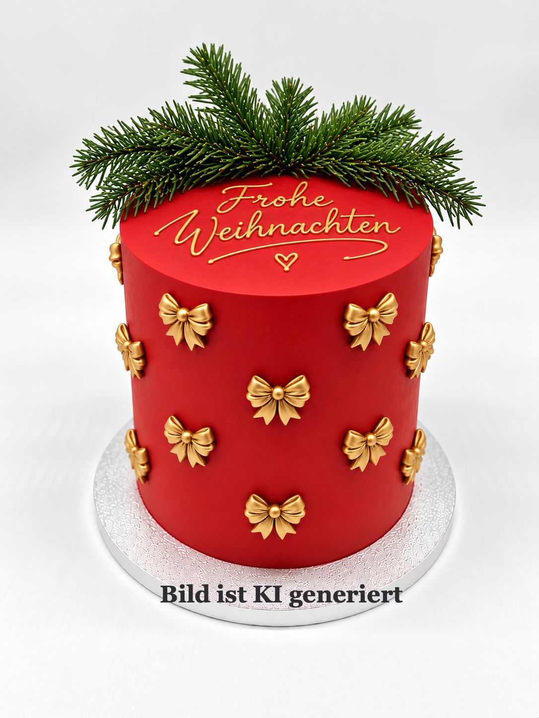 Weihnachtstorte " kleine Schleifen"