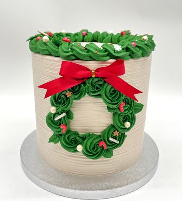 Weihnachtstorte "Vintagekranz"