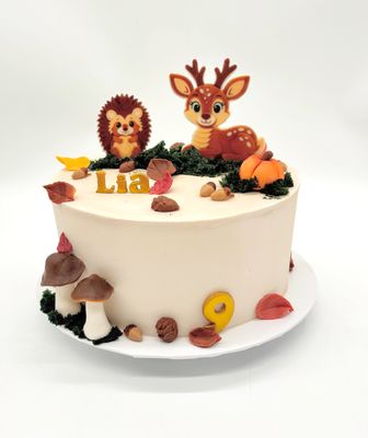 Torte Herbsttiere 1