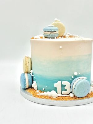 Torte "Meeressand" inkl. 5 Macarons
