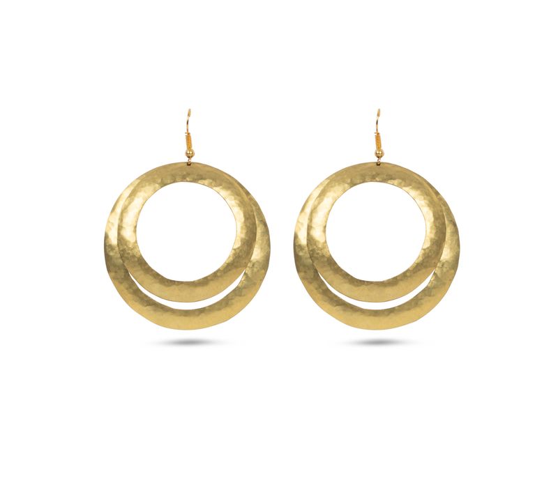 Inaya’s double hoops