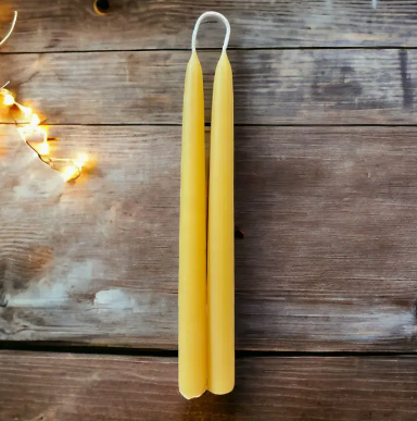 Beeswax Taper Candles - Pellar Fox