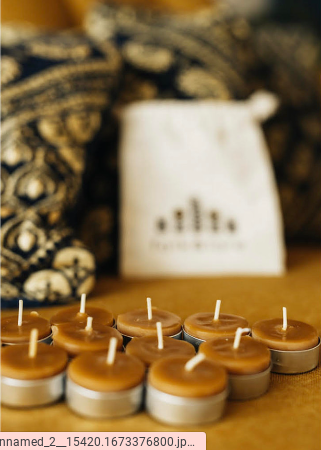 Tea lights beeswax candles
