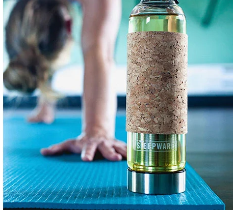 Tea Tumbler - Glass/Cork