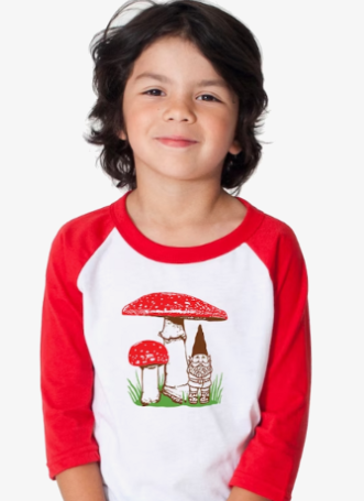 Raglan - Mushroom - Kid