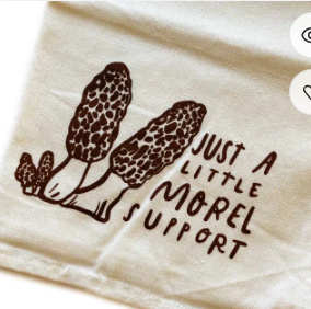 Morel Support Tea Towel