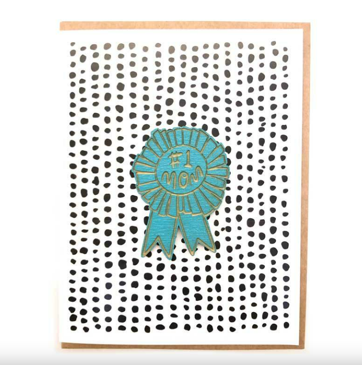 Card + Magnet - #1 Mom