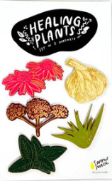 Healing Plants Magnets - 5