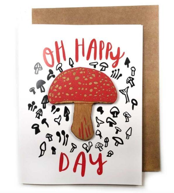 Card + Magnet - Oh Happy Day
