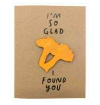 Card + Magnet - So Glad I Found You
