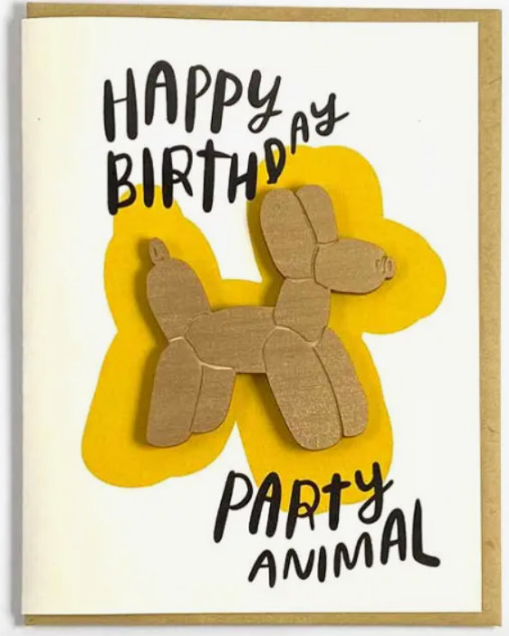 Card + Magnet - Party Animal