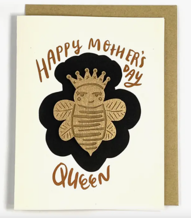 Card + Magnet - Queen Bee