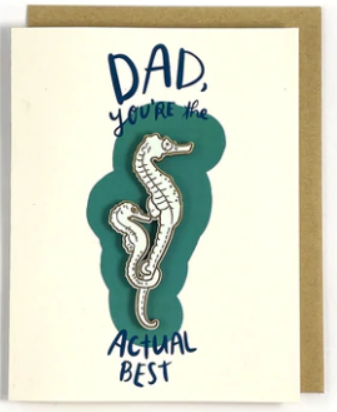 Card + Magnet – Dad Actual Best