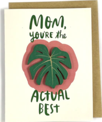 Card + Magnet – Mom Actual Best
