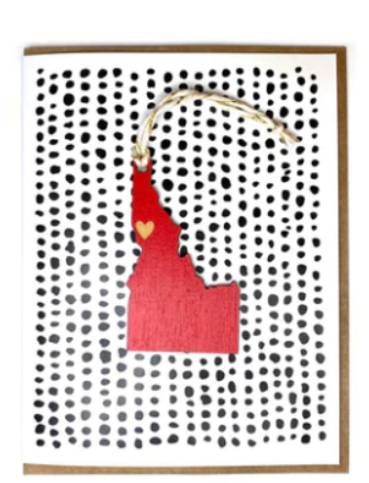 Card + Ornament - Idaho Heart