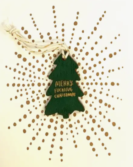Card + Ornament - Merry F&#39;ing Christmas