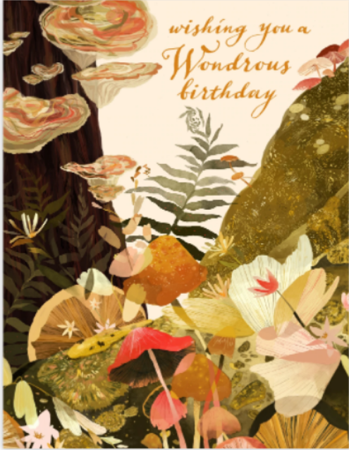 Card - Wondrous Fungi Birthday