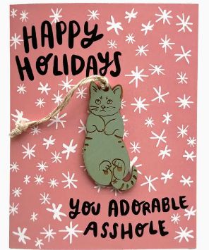 Card + Magnet - You Adorable Asshole