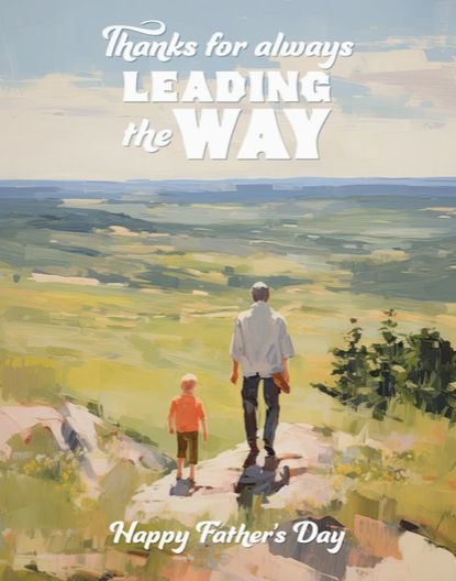 Card - Leading the Way Dad