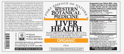 Liver Health Tincture - 2 oz bottle