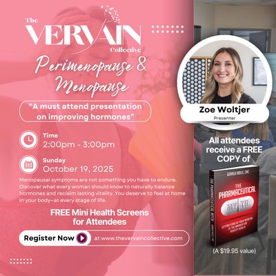 Perimenopause &amp; Menopause - 10/19
