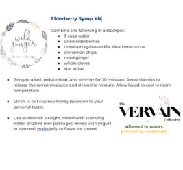 Elderberry Syrup Kit
