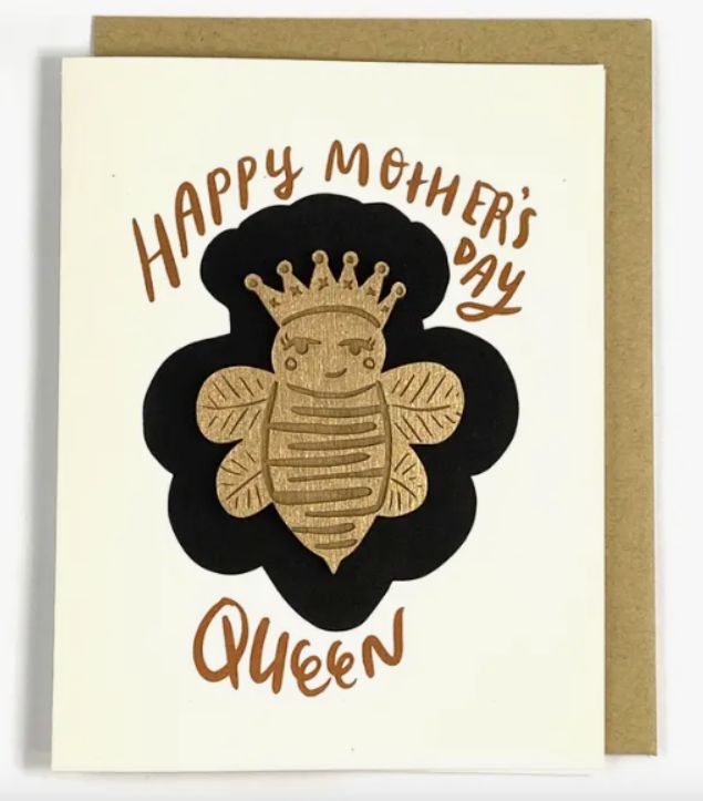 Card + Magnet - Queen Bee